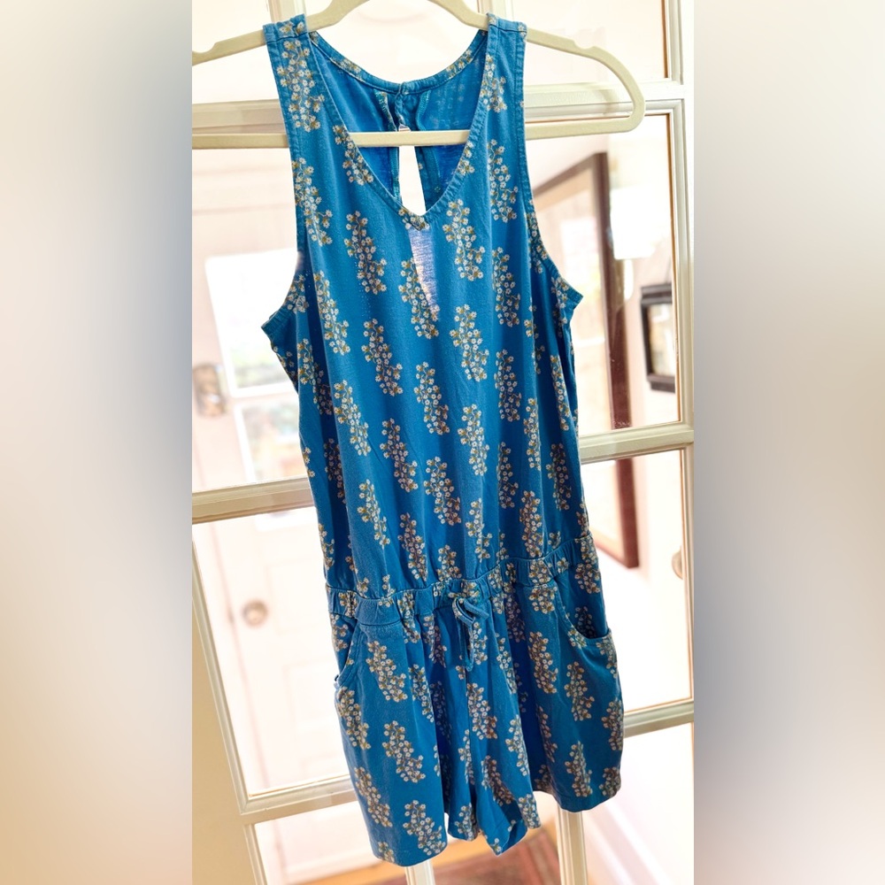 Patagonia Blue Floral Romper